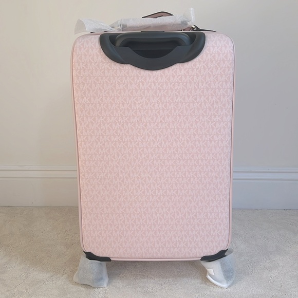 NWT MK Light Pink Signature Logo Travel Carry On Suitcase, 12.75”X 18.75” X 7.5” - Picture 6 of 7